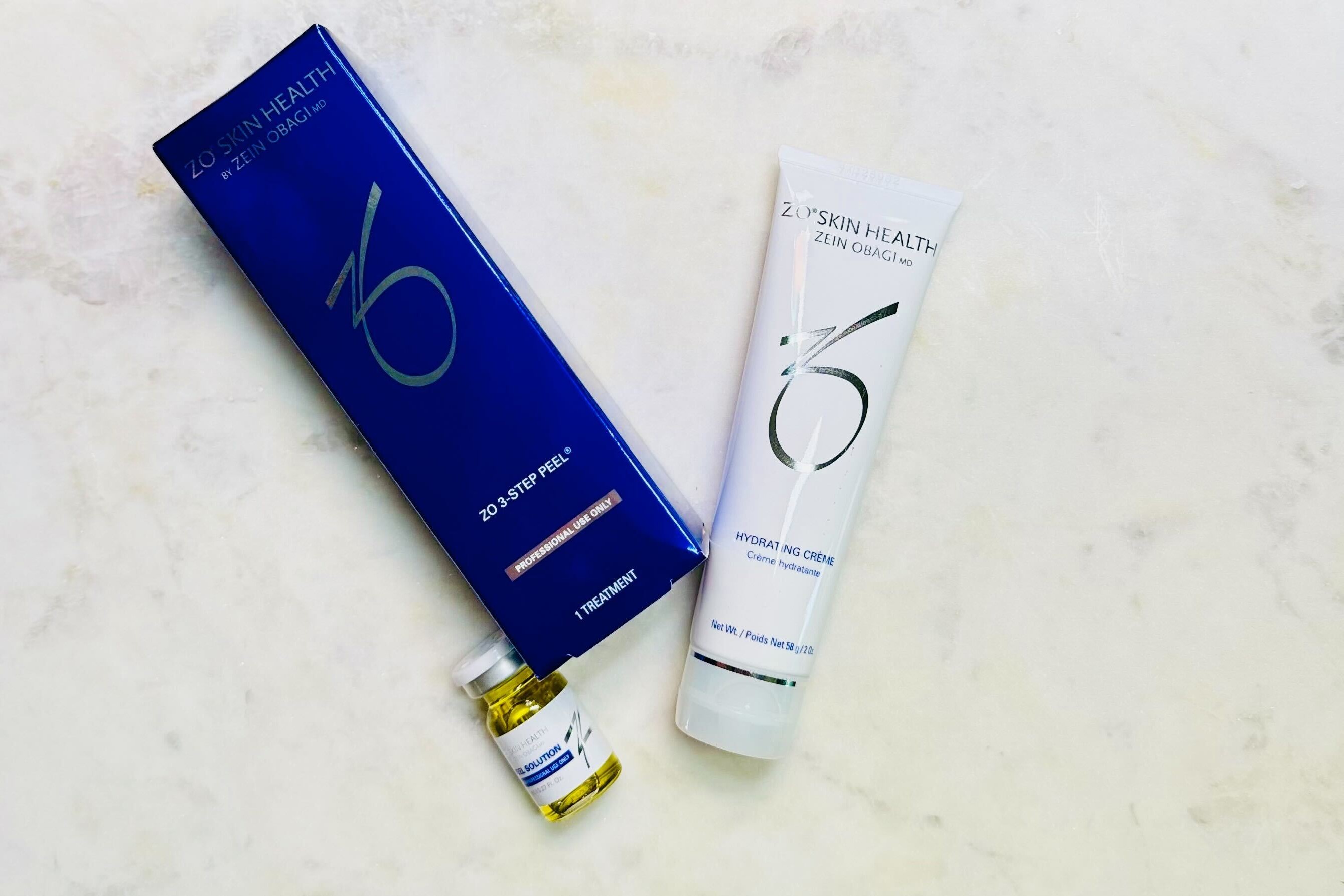ZO 3-Step Peel kit, in-house product